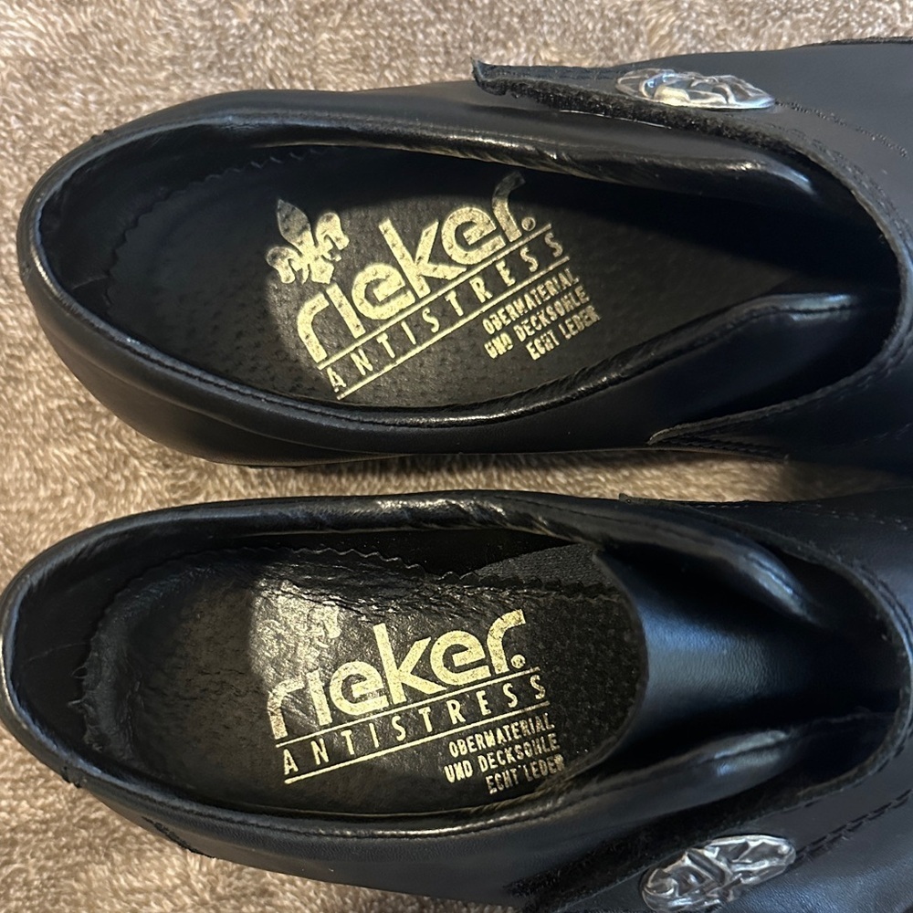 Rieker‎ Antistress Black Leather Loafer - Picture 4 of 6